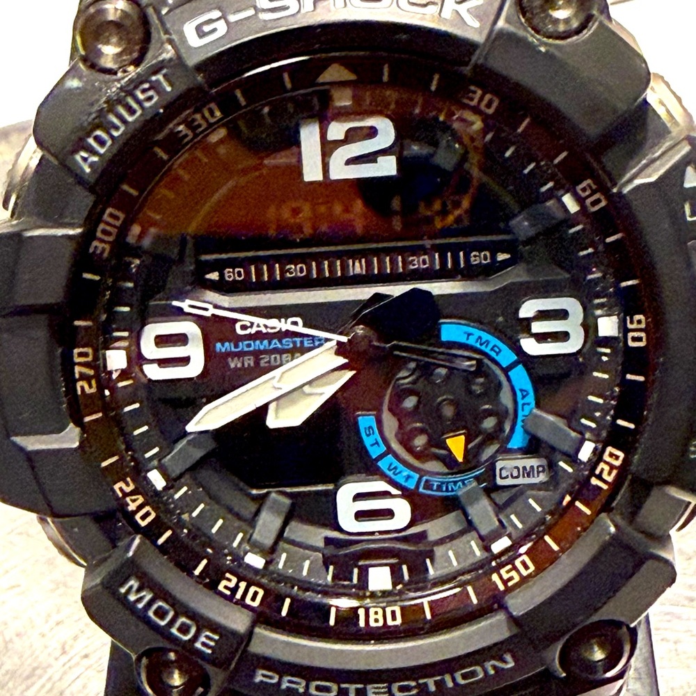 Casio G-Shock Mudmaster Black and Blue Watch